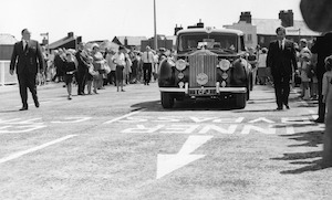 The Mayor's Car at the opening of Exe Bridge. The Mayor's Car at the opening of Exe Bridge.