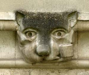Smoking dog grotesque Smoking dog grotesque
