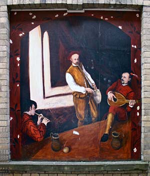 Gandy Street mural - Nicholas Hilliard Gandy Street mural - Nicholas Hilliard