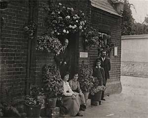 The toll gate keeper and his family The toll gate keeper and his family