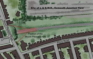 St Thomas Station Map of Mount Pleasant Halt