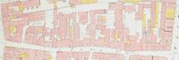 Map - Paul Street before the First War. Map