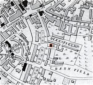 Southernhay Bath House Map