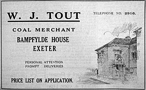 Bampfylde House advert Bampfylde House advert