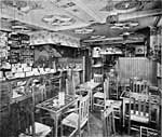 Fore Street at night Dellers Cafe in 1914