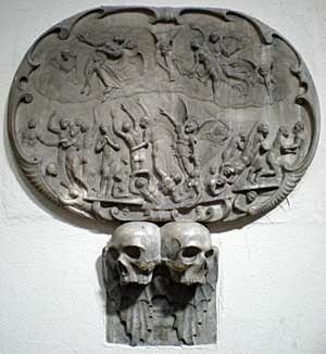 A monument in St Petrock's A monument in St Petrock's
