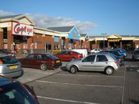 Tudor House The Stone Lane Retail Park, the former site of the cattle market.