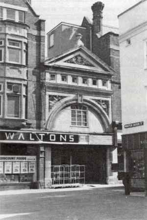 House of Fraser Walton's foodhall entrance in Goldsmith Street.