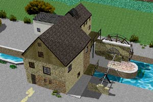 Artists impression of CricklepitMill Artists impression of CricklepitMill