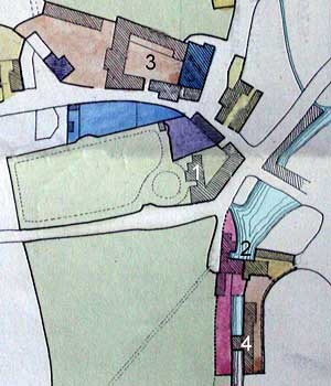 Map of Banfill and Granger's mill Map of Banfill and Granger's mill
