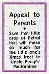 Petrol warning 1939 Petrol warning 1939