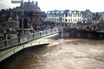 Flooding on the Quay Watching the flood from Exe Bridge