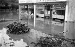 Shops at Exwick inundated Shops at Exwick inundated