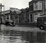Flooding by Pikes Garage Flooding by Pikes Garage