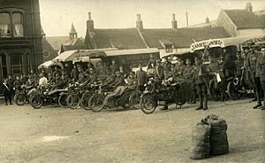 Army motorcyclists Army motorcyclists