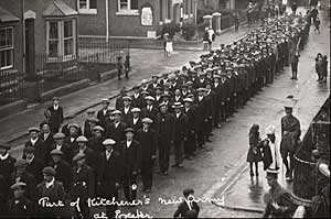 Recruits in Church Road, St Thomas Recruits in Church Road, St Thomas