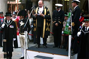 Proclamation of the victory at Trafalgar Proclamation of the victory at Trafalgar