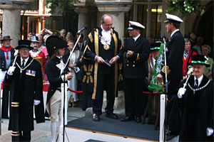 The official reception of the proclamation The official reception of the proclamation