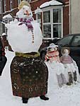 Fighting the fire in Colsons Snow woman - Buller Road, St Thomas