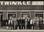 Fighting the fire in Colsons The Twinkle company of actors and production crew.