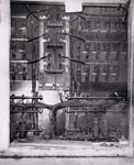 St Stephens damaged but defiant The rear of the switchboard