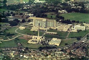 Royal Devon and Exeter Hospital, Wonford Royal Devon and Exeter Hospital, from the air.
