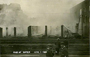 Fire in Queen Street 1910 Fire in Queen Street 1910