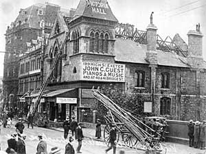 Fire at the Victoria Hall 1919 Fire at the Victoria Hall 1919