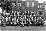 Thomas Brown (left) and his Scammell Devonshire Regiment reunion