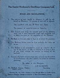 Western Times and Ross & Co Rules for Tenants of the Company