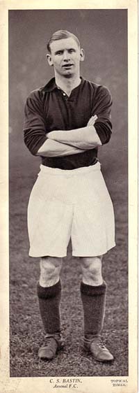 Cliff Basin in his Arsenal strip Cliff Basin in his Arsenal strip
