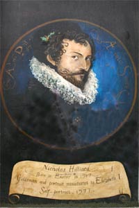 Mural of Nicholas Hilliard
