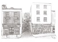 City Brewery delivery lorry 150 Fore Street Friernhay Street 150 Fore Street