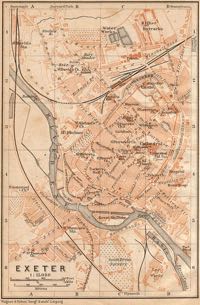 Imperial Hotel Wagner Debes map of the city