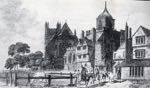Higher Market in Queen Street - 1950s The old St Mary Major Church