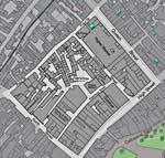 Map of the Guildhall Shopping Centre - 1905. Map of the Guildhall Shopping Centre - 1905.