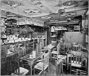 The interior of Dellers Cafe in Cathedral Close The interior of Dellers Cafe in Cathedral Close
