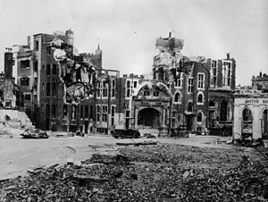 The bombed Dellers 1942 The bombed Dellers 1942
