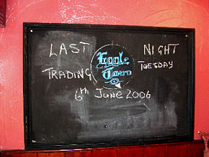 The Eagle Tavern closes The Eagle Tavern closes