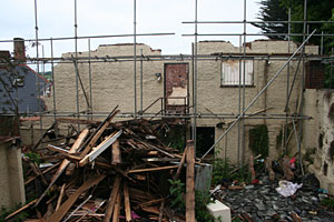 The demolished Red Cow The demolished Red Cow