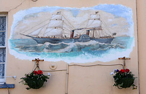 Steam Packet Sign, Topsham Quay Steam Packet Sign , Topsham Quay