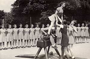 Maynards Girls' gym class Maynards Girls' gym class