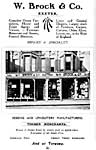 Advert for Brocks Advert for Brocks