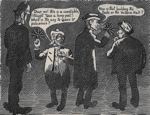 Cartoon about blackout for Zeppelin raids 1916 Cartoon about blackout for Zeppelin raids 1916
