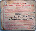 Ration Card 1918 Ration Card 1918