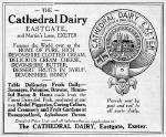 Advert for the Cathedral Dairy Advert for the Cathedral Dairy