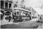 Trams in Sidwell Street Trams in Sidwell Street