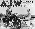 AJW Motorcycles advert 1937 AJW Motorcycles advert 1937