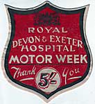 RD & E Motor Week badge RD & E Motor Week badge