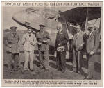 The Mayor flies to Cardiff The Mayor flies to Cardiff